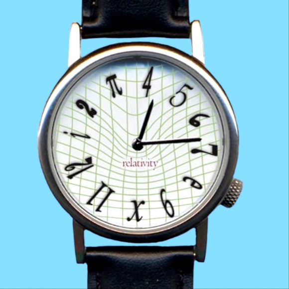 Vintage Einstein's theory of relativity watch with leather strap - Picture 3 of 12